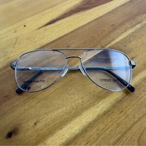 Otego Optical stainless steel flex gunmetal Skye 54 16 140